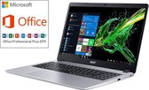 Acer Aspire 5 Slim - 15 inch laptop - Ryzen 3 / 8 GB RAM / 2000GB SSD / Incl. Office 2019 Pro (verloopt niet) &  Gratis BullGuard Antivirus (voor 1 jaar)