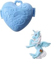 eenhoorn Pocket Unicorn meisjes 7,5 cm blauw 2-delig