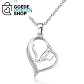 GoedeDoelen.Shop | Ketting Newton | Liefdes Ketting | Paarden Ketting | Paardenfan | Paardenwelzijn | Cadeautje | Dierenwelzijn | Wellness-House