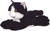 Knuffel Mini Flopsie maynard zwart-wit kat 20,5 cm