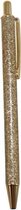 pen glitter 14 cm goud