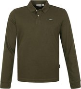 Napapijri Ebir Longsleeve Polo Donkergroen - maat L