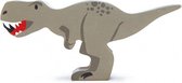 houten speelgoed T-Rex 15 cm hout grijs