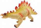 dinosaurus 45 cm geel/rood
