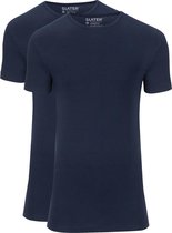 Slater 2-pack Stretch T-shirt Navy - maat M