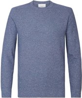 Profuomo Pullover Garment Dye Blauw - maat L