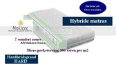 Caravan -  1-Persoons Matras -MICROPOCKET HYBRID 7 ZONE 23 CM - Stevig ligcomfort - 70x180/23