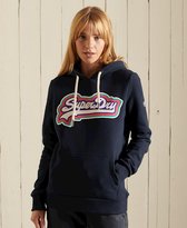 Superdry Dames Trui Vintage Logo hoodie met regenboogkleuren