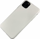 Apple iPhone 11 - Silicone hoesje Renee wit - Geschikt voor