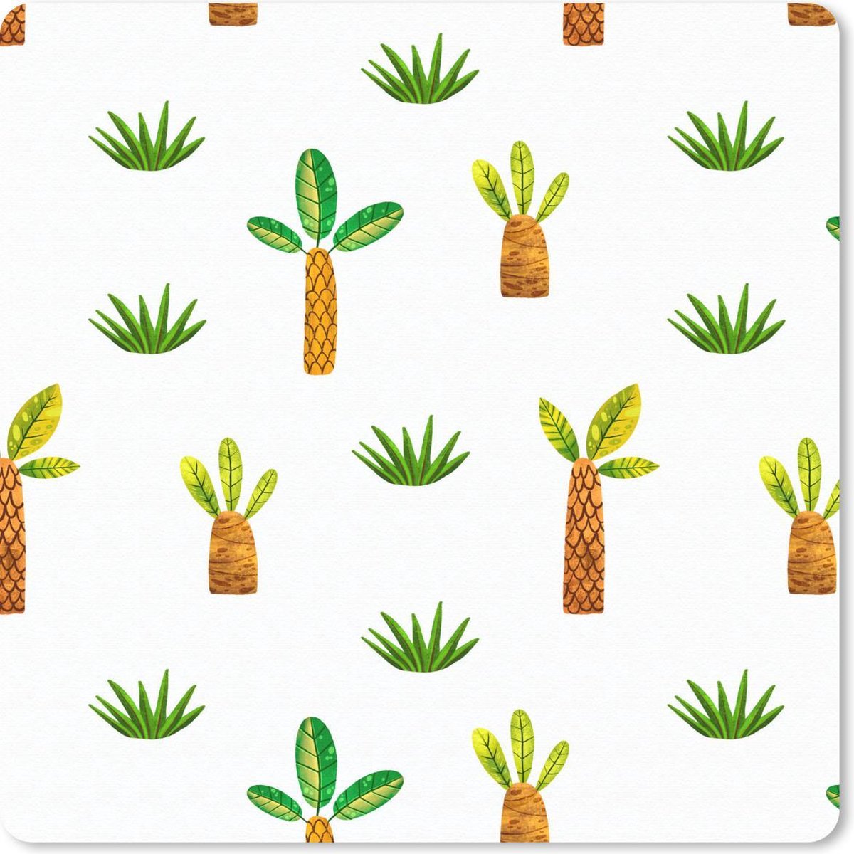 Muismat 30x30 cm - Mousepad Jungle - Bomen - Design - Muismatten