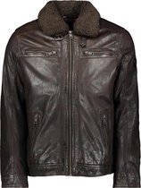 DNR Jas Leather Jacket 52232 480 Mannen Maat - 56