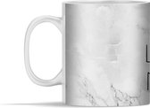 Mok - Moederdag Cadeautje - I love Mom - Marmer - 350 ml - Beker