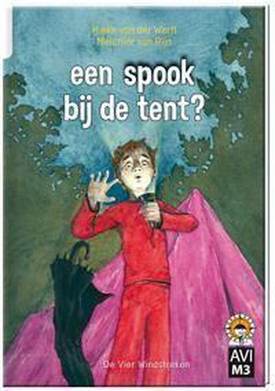 Cover van het boek 'Een spook bij de tent?'