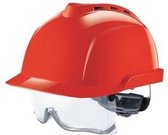 MSA V-Gard 930 geventileerde veiligheidshelm, rood