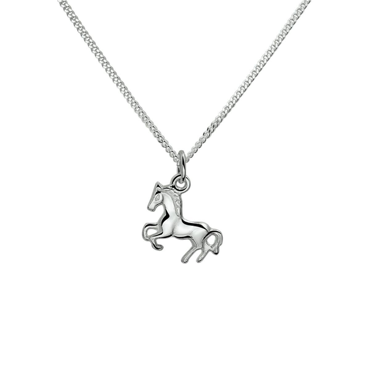 Zilver Gerhodineerd Collier paard 1,4 mm 36 + 4 cm - PSN1322860