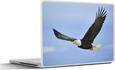 Laptop sticker - 10.1 inch - Amerikaanse zeearend - Adelaar - Vliegend - Vogels - 25x18cm - Laptopstickers - Laptop skin - Cover