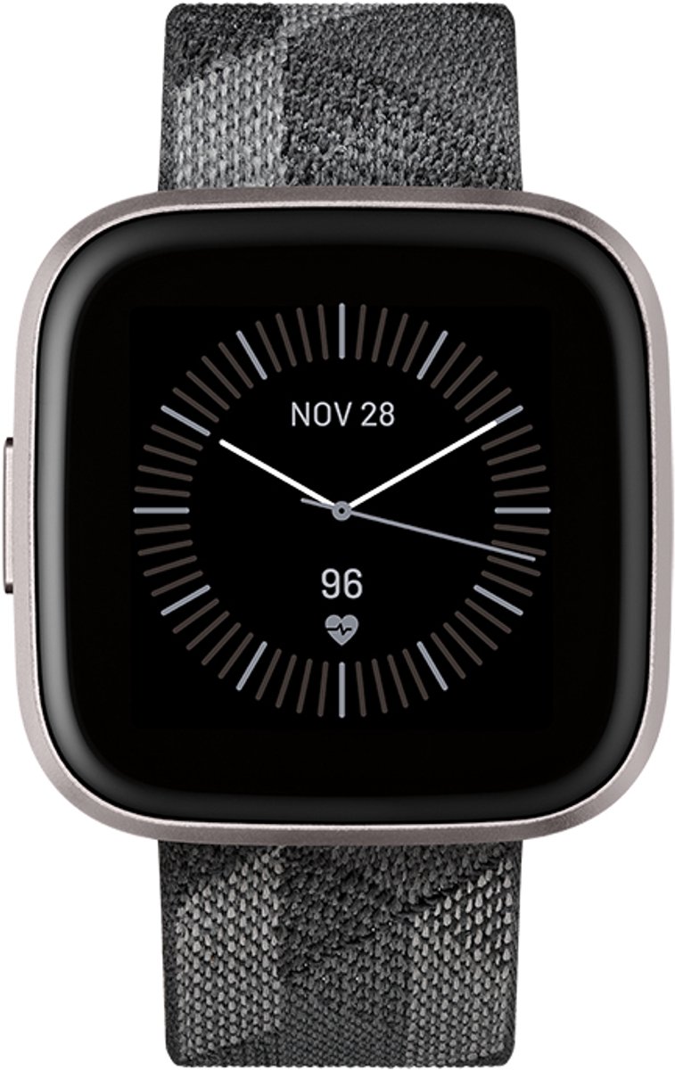 Fitbit Versa 2 SE - smartwatch - gewoven grijs
