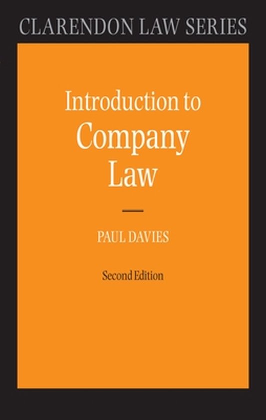 Introduction to Company Law - cover