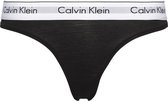 Calvin Klein dames Modern Cotton string, zwart -  Maat: M