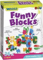 bouwblokken Funny Blocks 36-delig