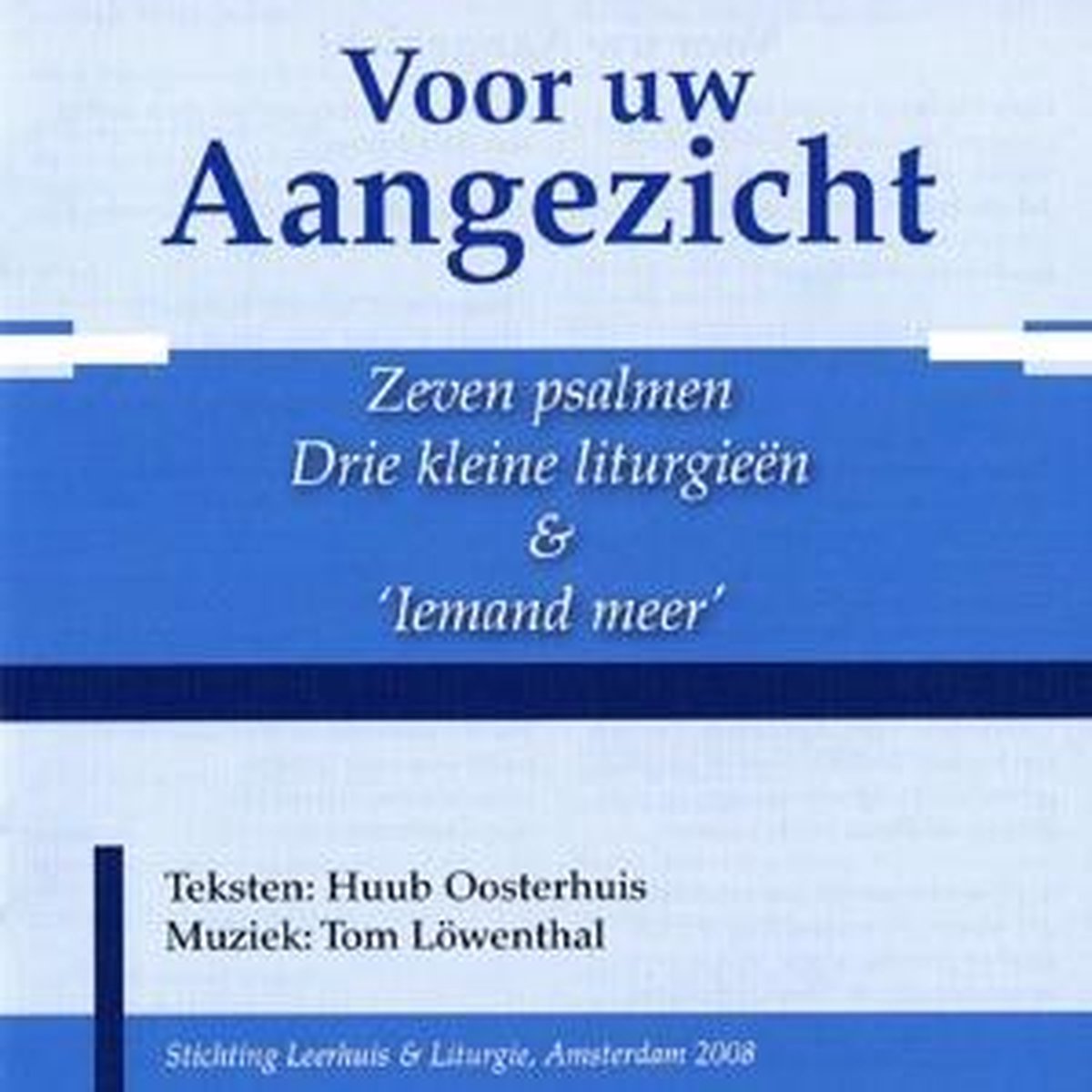 Voor Uw Aangezicht