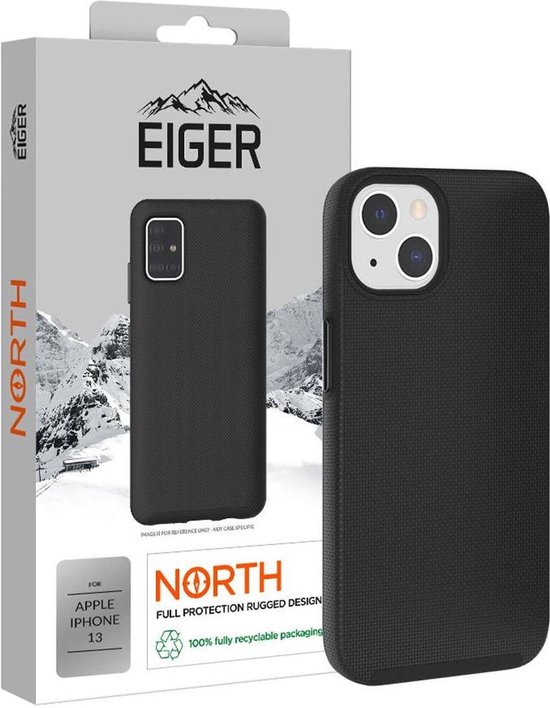 EIGER EGCA00328 coque de protection pour téléphones portables 15,5 cm (6.1") Folio Noir