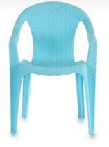 kinderstoel 53 x 37,5 cm blauw