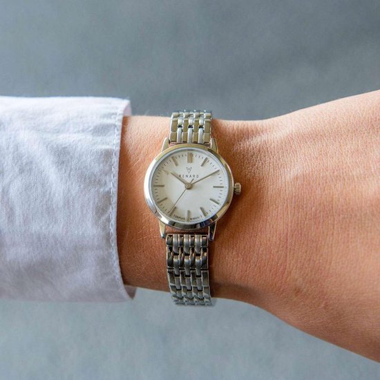 RENARD Elite Eggshell Silver Link Small RA261SS10SS2 - Horloge - Staal -  Zilverkleurig | bol.com