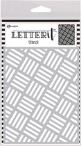 Ranger -Letter it Background stencil Rocking stripes