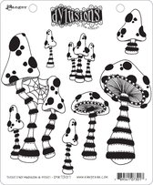 Dylusions cling mount stamp set - There's not mushroom in here!