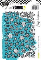 Carabelle Studio Cling stamp - A6 background stargazing by B