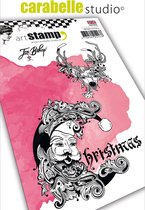 Carabelle cling stamp A6 christmas by Jen Bishop