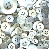 Buttons Galore Bonanza 1-2,5cm 200-300x white