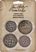 Idea-ology - Compass Coins - 4 stuks