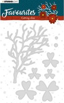 Studio Light Embossing Die Cut Stencil - Winter's Favourites nr.334