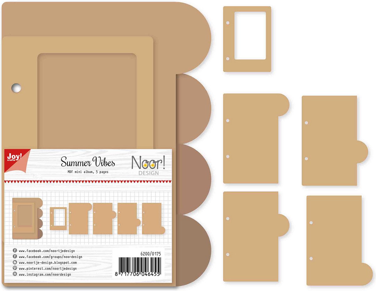 Joy!Crafts MDF Album - mini noor summer vibes