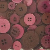 Buttons clamshell pretty plums