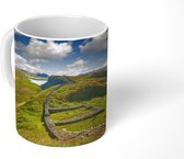 Mok - Groen landschap bij de muur van Hadrianus in het Verenigd Koninkrijk - 350 ML - Beker