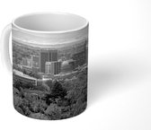 Mok - De kleurrijke skyline van de stad Boise in de Verenigde Staten - zwart wit - 350 ML - Beker