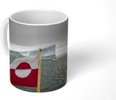 Mok - De vlag van Groenland - 350 ML - Beker