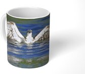 Mok - Visarend - Water - Vogel - 350 ML - Beker