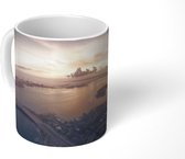 Mok - Zonsondergang in een stad in Florida - 350 ML - Beker