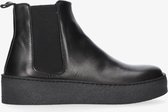 Tango | Kelsey 1-a black leather chelsea boot - black sole | Maat: 41