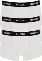 HUGO trunk (3-pack) - heren boxers kort - wit -  Maat: L