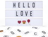 letterbord micro USB led A4 30 cm wit