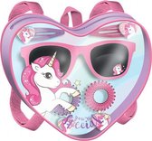 haaraccessoires zonnebril unicorn meisjes roze 8-delig