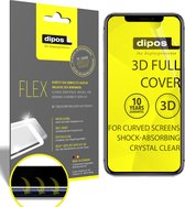 dipos I 3x Beschermfolie 100% compatibel met Apple iPhone 11 Pro Folie I 3D Full Cover screen-protector