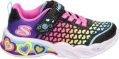 Skechers meisjes sneaker - Zwart multi - Maat 23