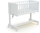 AT4 - multifuntionele CoSleeper -  Baby wieg - Aanschuifbed  - Wit