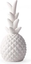 tafellamp Pineapple led 18,5 x 8,1 cm porselein wit
